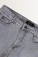 Barrel leg jeans met coupenaad