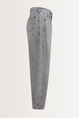 Barrel leg jeans met coupenaad