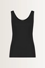 Basic mouwloze top