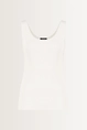 Basic mouwloze top