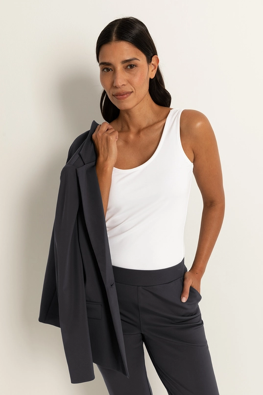 Basic mouwloze top