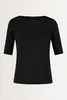 Basic T-shirt lyocellmix
