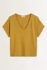 Basic T-shirt met V-hals Marc O'Polo