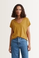 Basic T-shirt met V-hals Marc O'Polo
