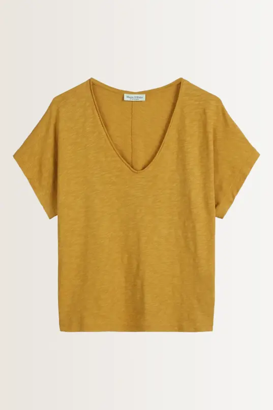 Basic T-shirt met V-hals Marc O'Polo