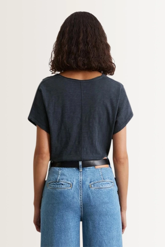 Basic T-shirt met V-hals Marc O'Polo