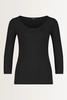 Basic top driekwartmouwen