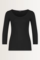 Basic top driekwartmouwen