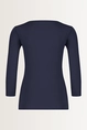 Basic top driekwartmouwen
