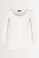 Basic top driekwartmouwen