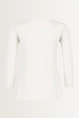 Basic top driekwartmouwen