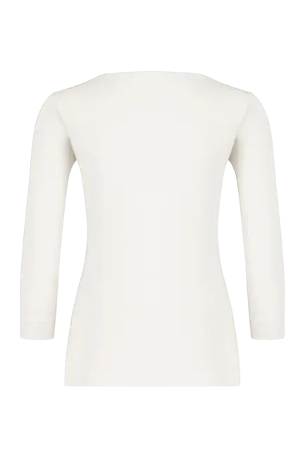 Basic top driekwartmouwen