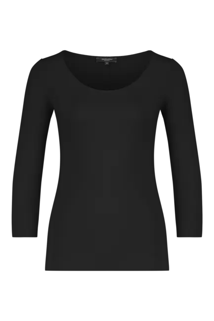 Basic top driekwartmouwen