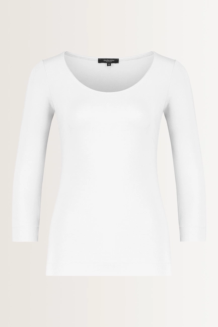 Basic top driekwartmouwen