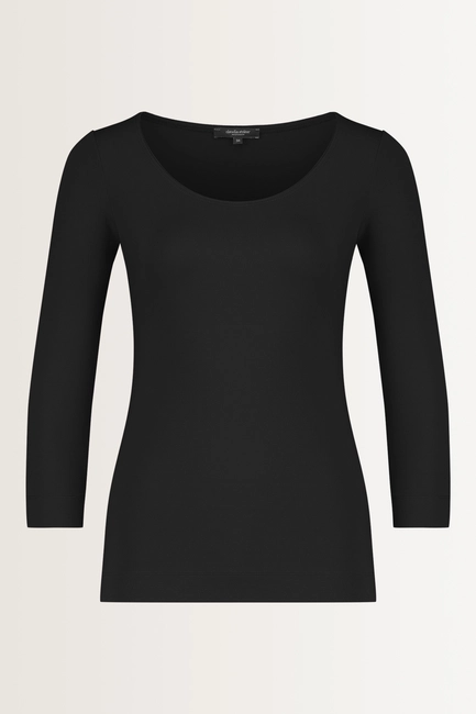 Basic top driekwartmouwen