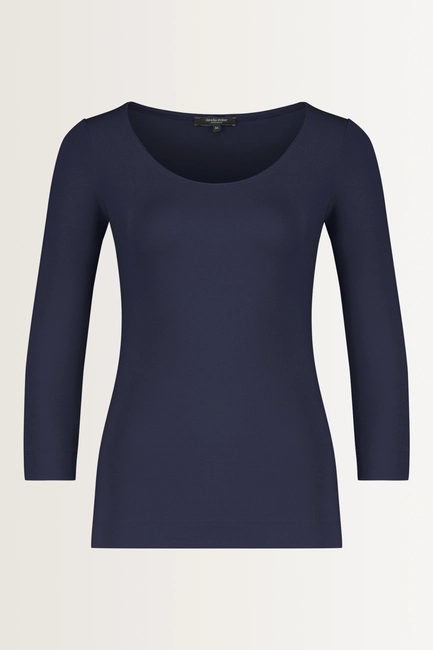 Basic top driekwartmouwen