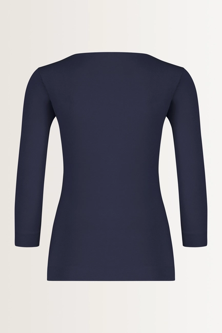 Basic top driekwartmouwen
