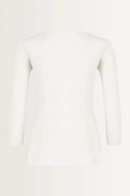 Basic top driekwartmouwen