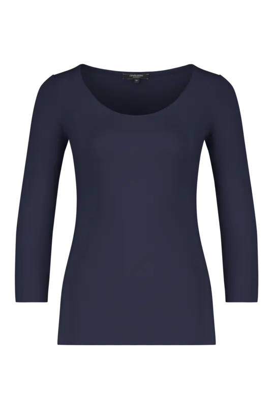 Basic top driekwartmouwen