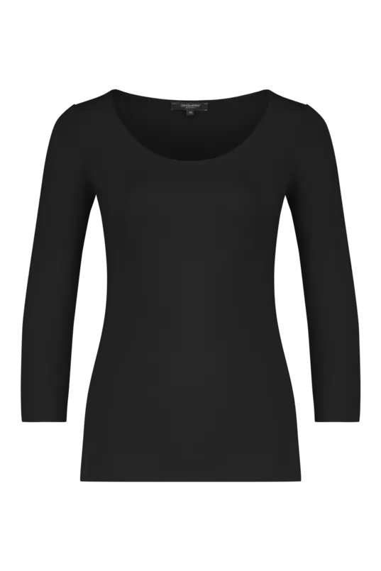 Basic top driekwartmouwen