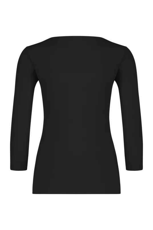 Basic top driekwartmouwen