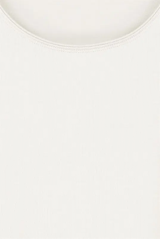 Basic top driekwartmouwen