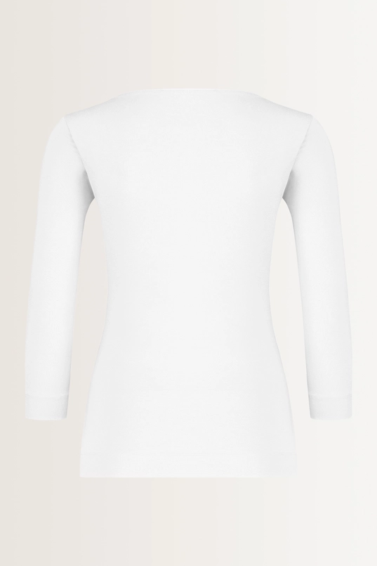 Basic top driekwartmouwen