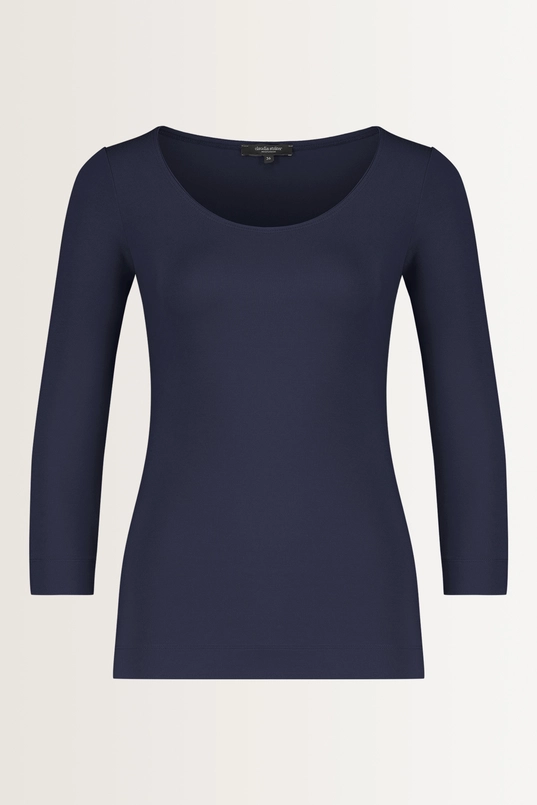 Basic top driekwartmouwen