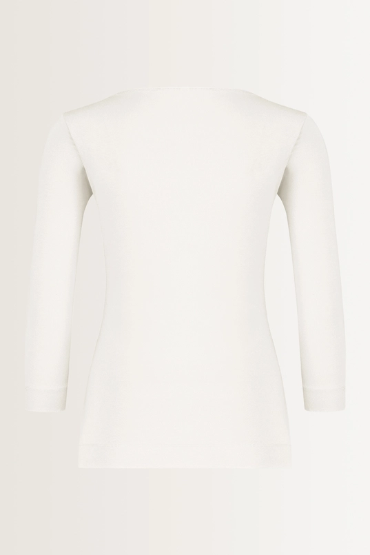 Basic top driekwartmouwen