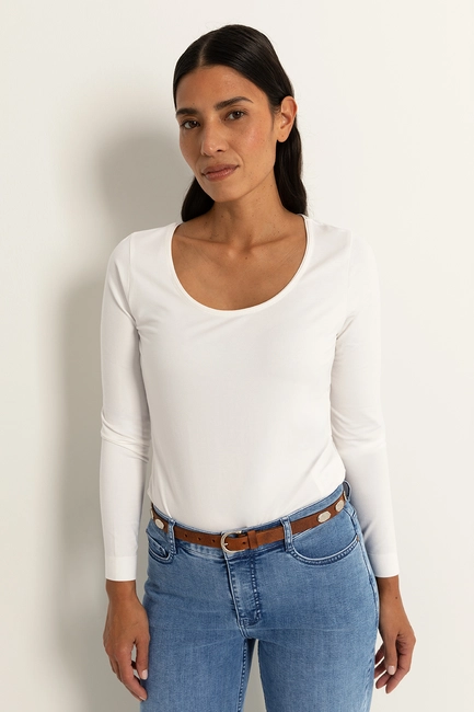 Basic top lange mouwen