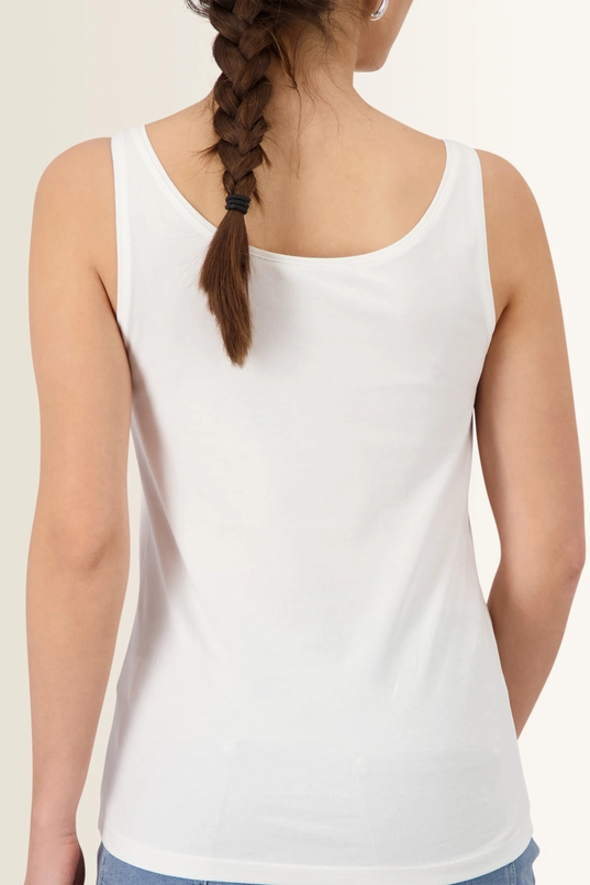 Basic top met brede banden Monari