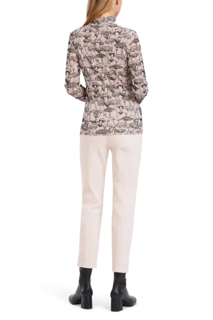 Bedrukte longsleeve Marc Cain