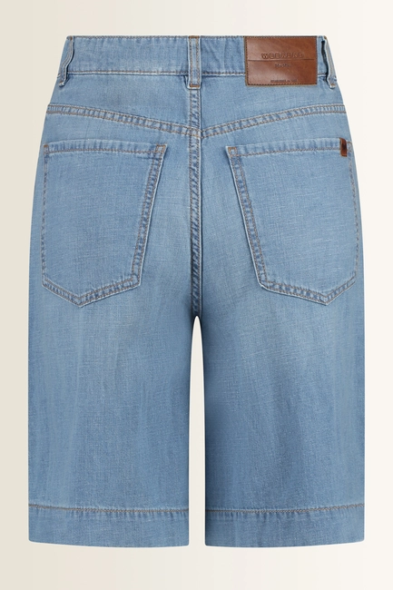 Bermuda van katoen-linnen denim Dozono Max Mara Weekend