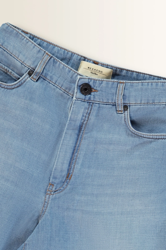 Bermuda van katoen-linnen denim Dozono Max Mara Weekend