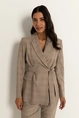 Blazer in ruitdessin