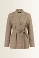 Blazer in ruitdessin