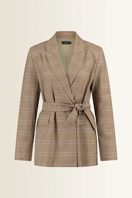 Blazer in ruitdessin