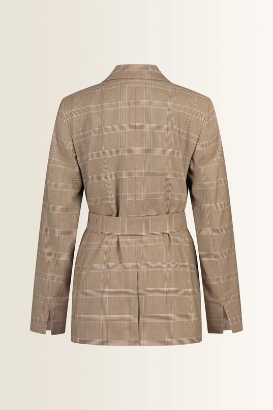 Blazer in ruitdessin