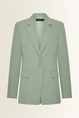 Blazer in soepelvallende crêpestof
