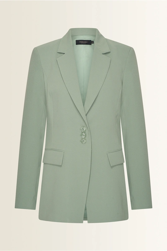 Blazer in soepelvallende crêpestof