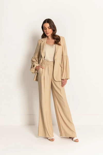 Blazer met ballonmouwen