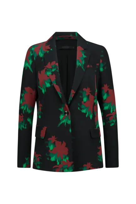 Blazer met bloemprint
