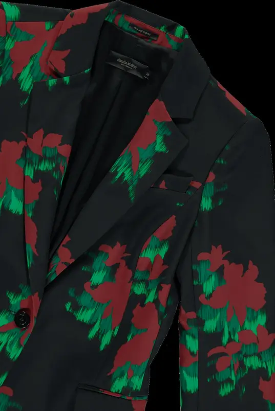 Blazer met bloemprint