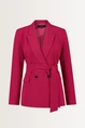 Blazer met ceintuur