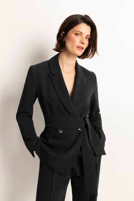 Blazer met ceintuur