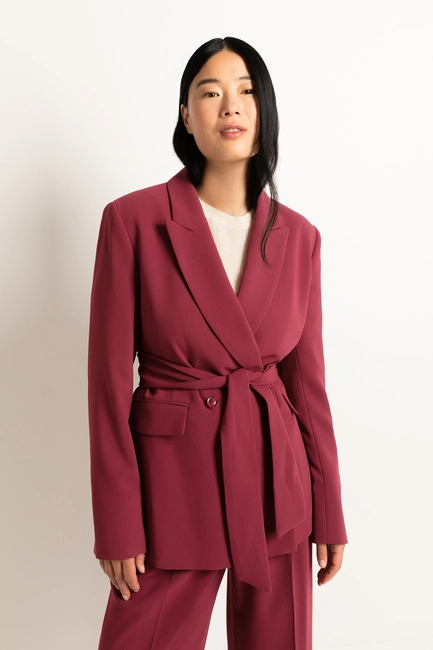 Blazer met ceintuur