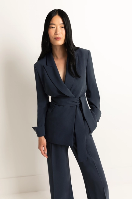 Blazer met ceintuur