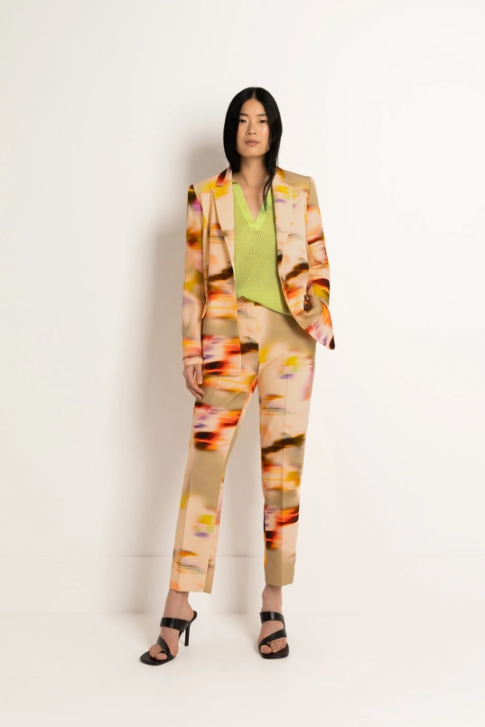 Blazer multicolour print