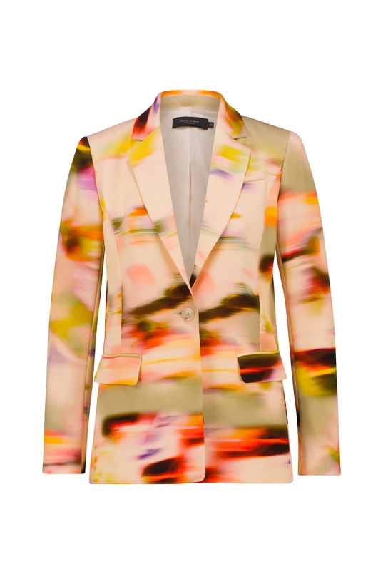 Blazer multicolour print