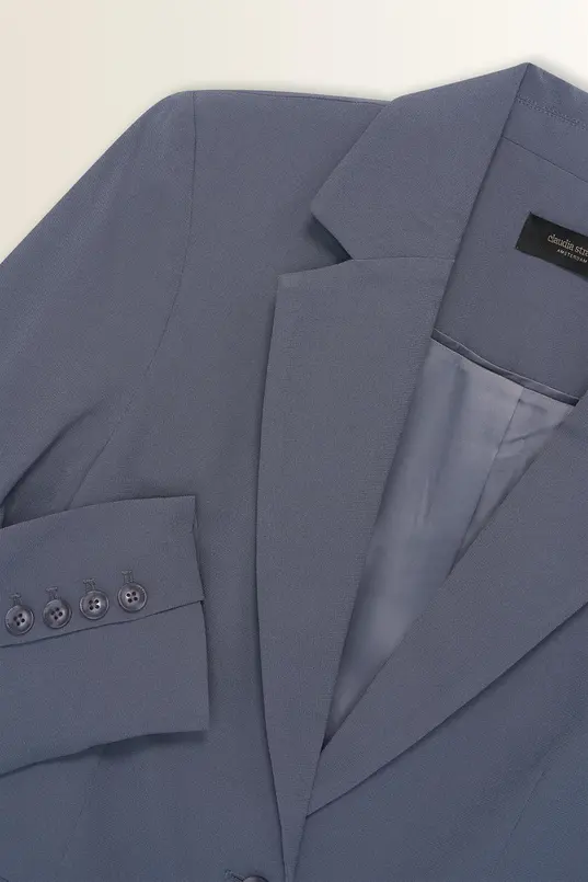 Blazer van crêpe